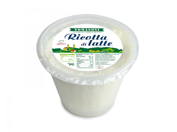 Cow milk ricotta