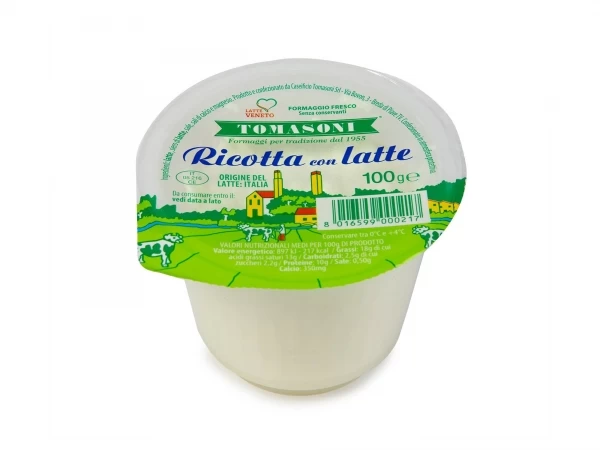 Cow milk ricotta